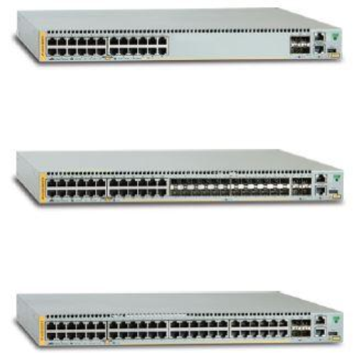 Allied Telesis AT x930-28GPX - Switch - L3 - gestito - 24 x 10/100/1000 (PoE+) + 4 x 1 Gigabit / 10 Gigabit SFP+ - desktop, montabile su rack